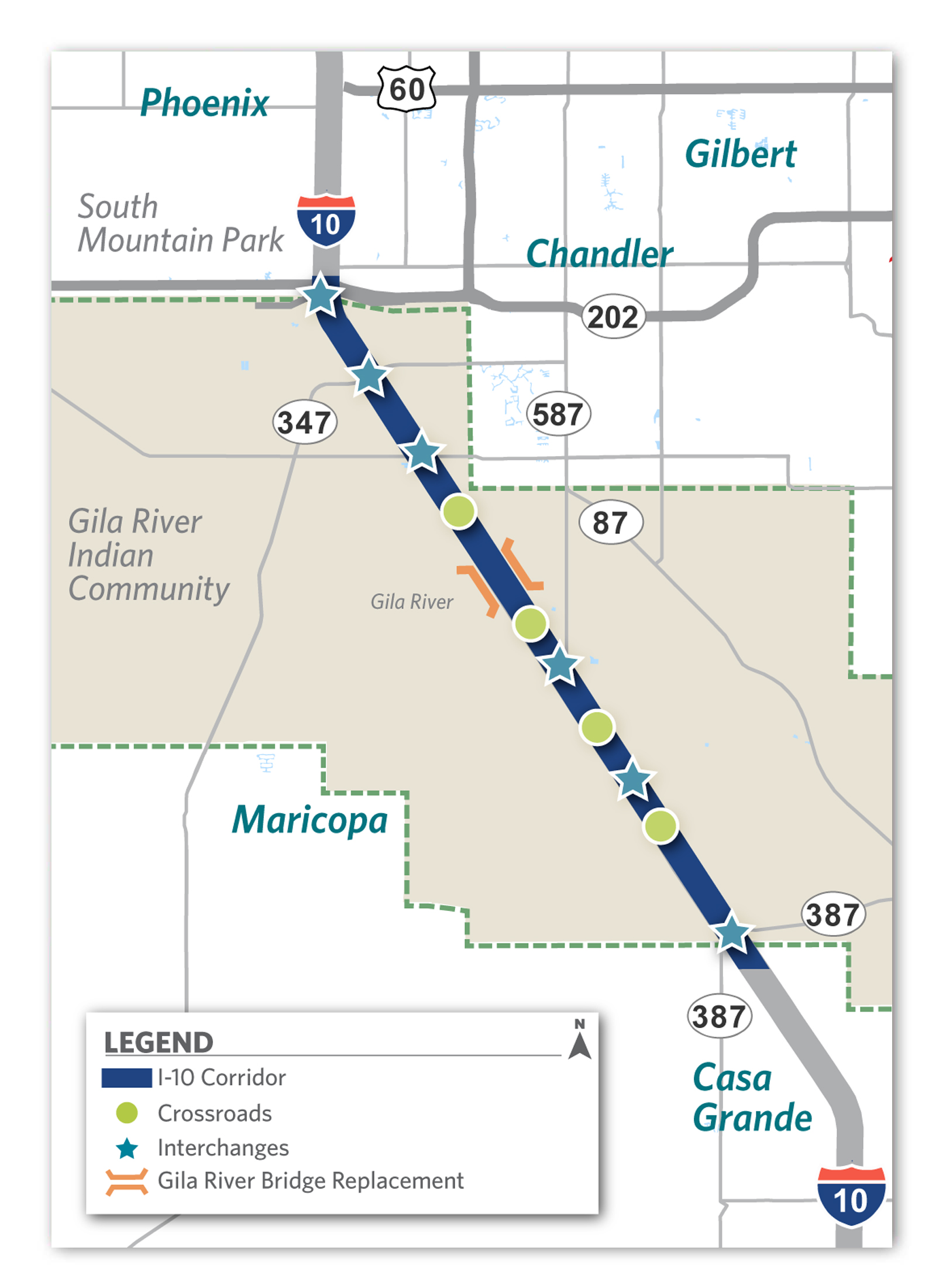 A map of the project surrounding vicinity.